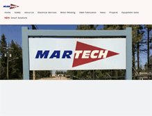 Tablet Screenshot of martechelectrical.com